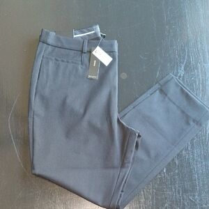 Banana Republic Navy High-Rise Sloan Slim Trousers